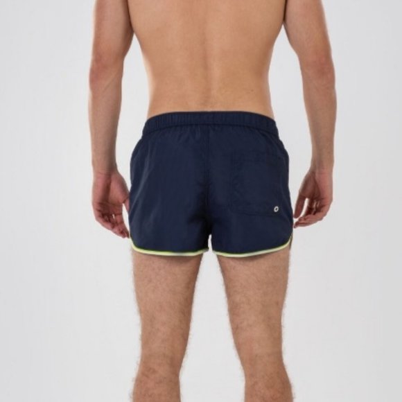Joma Swimming Trunks Large Navy Blue & Lime Green NWT for Men - Picture 3 of 9